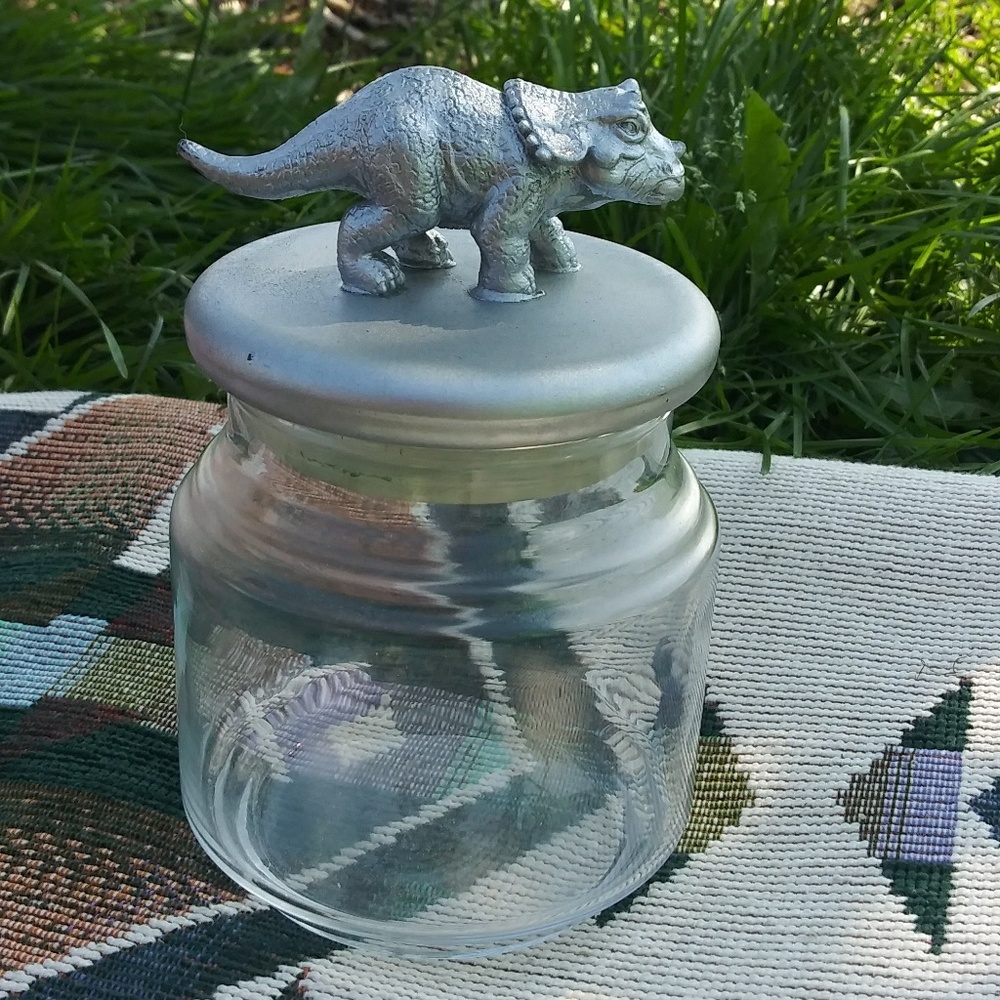 Handcrafted Dinosaur Jar